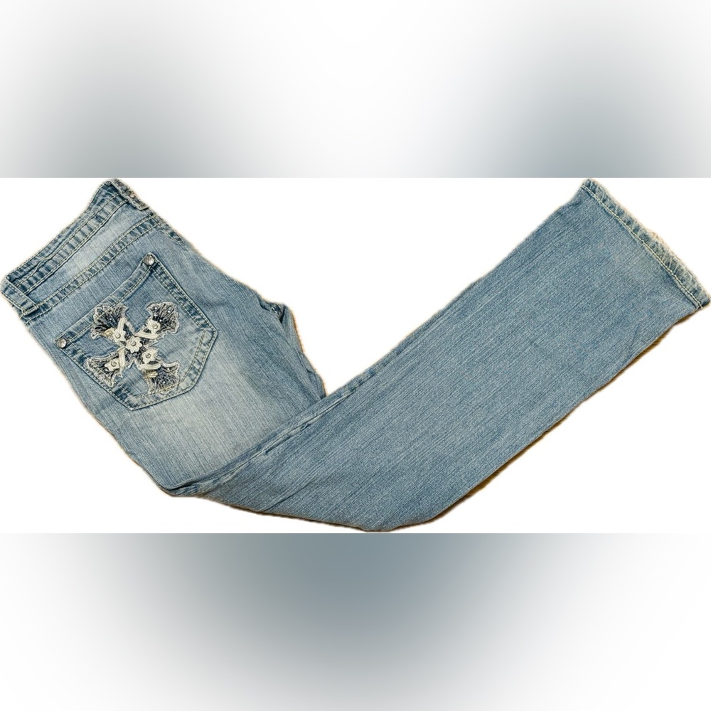 Premiere Denim by rue21 Distressed Straight Leg Jeans